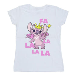 Disney - T-shirt ANGEL FA LA LA - Femme (Blanc)