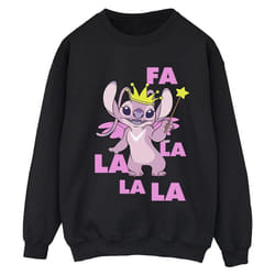Disney - Sweat ANGEL FA LA LA - Femme (Noir)