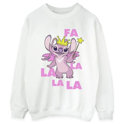 Disney - Sweat ANGEL FA LA LA - Femme (Blanc)