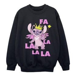 Disney - Sweat ANGEL FA LA LA - Fille (Noir)