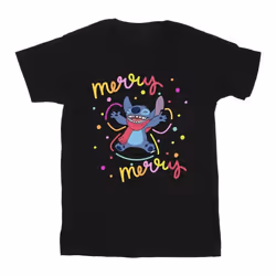 Disney - T-shirt MERRY RAINBOW - Homme (Noir)