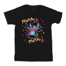 Disney - T-shirt MERRY RAINBOW - Homme (Noir)