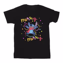 Disney - T-shirt MERRY RAINBOW - Homme (Noir)