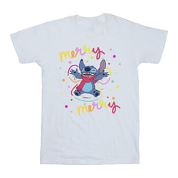 Disney - T-shirt MERRY RAINBOW - Homme (Blanc)