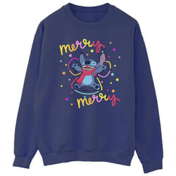 Disney - Sweat MERRY RAINBOW - Homme (Bleu marine)