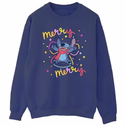 Disney - Sweat MERRY RAINBOW - Homme (Bleu marine)