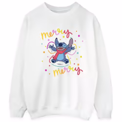 Disney - Sweat MERRY RAINBOW - Homme (Blanc)