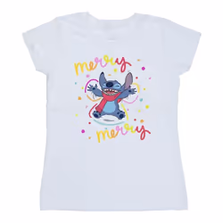 Disney - T-shirt MERRY RAINBOW - Femme (Blanc)