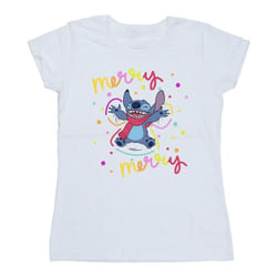 Disney - T-shirt MERRY RAINBOW - Femme (Blanc)