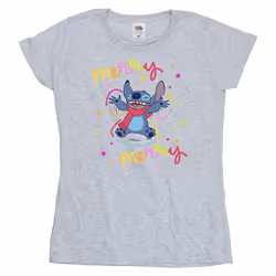 Disney - T-shirt MERRY RAINBOW - Femme (Gris chiné)