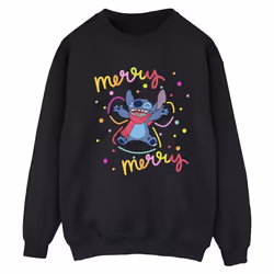 Disney - Sweat MERRY RAINBOW - Femme (Noir)