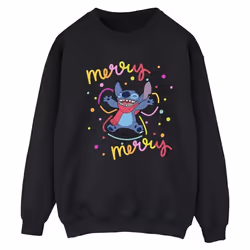 Disney - Sweat MERRY RAINBOW - Femme (Noir)