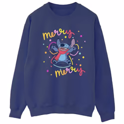 Disney - Sweat MERRY RAINBOW - Femme (Bleu marine)
