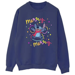 Disney - Sweat MERRY RAINBOW - Femme (Bleu marine)