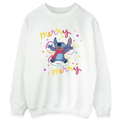 Disney - Sweat MERRY RAINBOW - Femme (Blanc)
