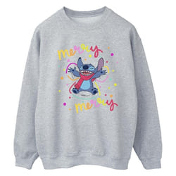 Disney - Sweat MERRY RAINBOW - Femme (Gris chiné)