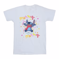 Disney - T-shirt MERRY RAINBOW - Garçon (Blanc)