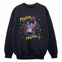 Disney - Sweat MERRY RAINBOW - Garçon (Noir)
