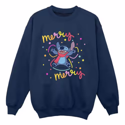 Disney - Sweat MERRY RAINBOW - Garçon (Bleu marine)