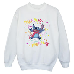 Disney - Sweat MERRY RAINBOW - Garçon (Blanc)