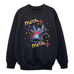 Disney - Sweat MERRY RAINBOW - Fille (Noir)