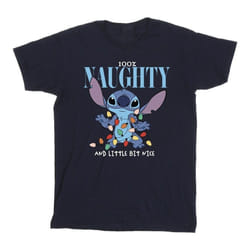 Disney - T-shirt NAUGHTY & NICE - Homme (Bleu marine)
