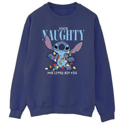 Disney - Sweat NAUGHTY & NICE - Homme (Bleu marine)