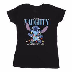 Disney - T-shirt NAUGHTY & NICE - Femme (Noir)