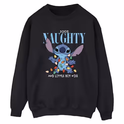 Disney - Sweat NAUGHTY & NICE - Femme (Noir)