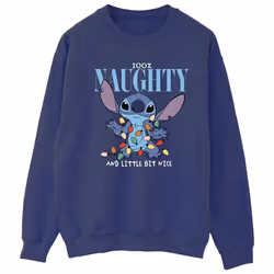 Disney - Sweat NAUGHTY & NICE - Femme (Bleu marine)