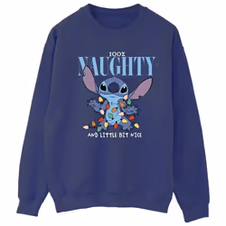 Disney - Sweat NAUGHTY & NICE - Femme (Bleu marine)