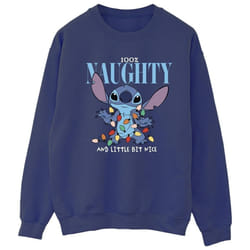Disney - Sweat NAUGHTY & NICE - Femme (Bleu marine)