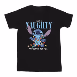 Disney - T-shirt NAUGHTY & NICE - Garçon (Noir)