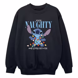 Disney - Sweat NAUGHTY & NICE - Garçon (Noir)