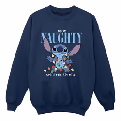 Disney - Sweat NAUGHTY & NICE - Garçon (Bleu marine)