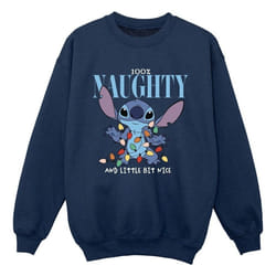 Disney - Sweat NAUGHTY & NICE - Garçon (Bleu marine)