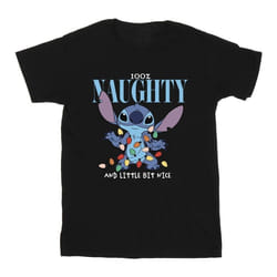 Disney - T-shirt NAUGHTY & NICE - Fille (Noir)