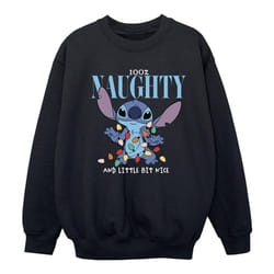 Disney - Sweat NAUGHTY & NICE - Fille (Noir)