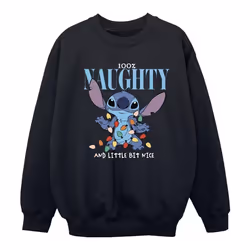 Disney - Sweat NAUGHTY & NICE - Fille (Noir)