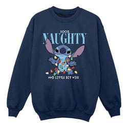 Disney - Sweat NAUGHTY & NICE - Fille (Bleu marine)