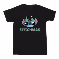 Disney - T-shirt STITCHMAS - Homme (Noir)