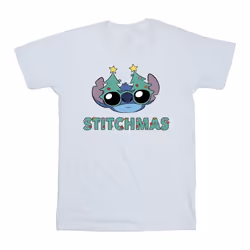 Disney - T-shirt STITCHMAS - Homme (Blanc)