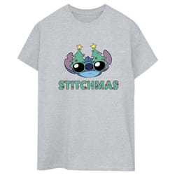 Disney - T-shirt STITCHMAS - Femme (Gris chiné)