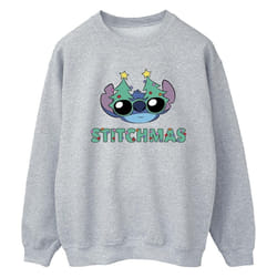 Disney - Sweat STITCHMAS - Femme (Gris chiné)
