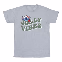 Disney - T-shirt JOLLY CHILLING VIBES - Homme (Gris chiné)