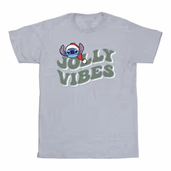 Disney - T-shirt JOLLY CHILLING VIBES - Homme (Gris chiné)