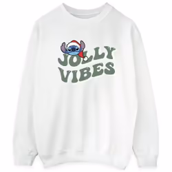 Disney - Sweat JOLLY CHILLING VIBES - Homme (Blanc)