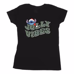 Disney - T-shirt JOLLY CHILLING VIBES - Femme (Noir)