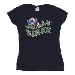 Disney - T-shirt JOLLY CHILLING VIBES - Femme (Bleu marine)