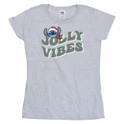Disney - T-shirt JOLLY CHILLING VIBES - Femme (Gris chiné)